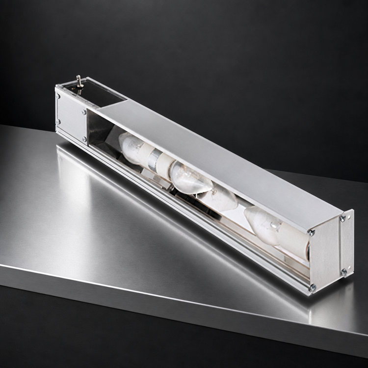 Product image #4 for Hatco Glo-Rite 60-Inch Strip Display Light with Aluminum Housing and Toggle Switch