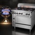 Thumbnail image #4 for Garland Cuisine 36-Inch Heavy Duty Natural Gas Range with 6 Open Burners and Standard Oven