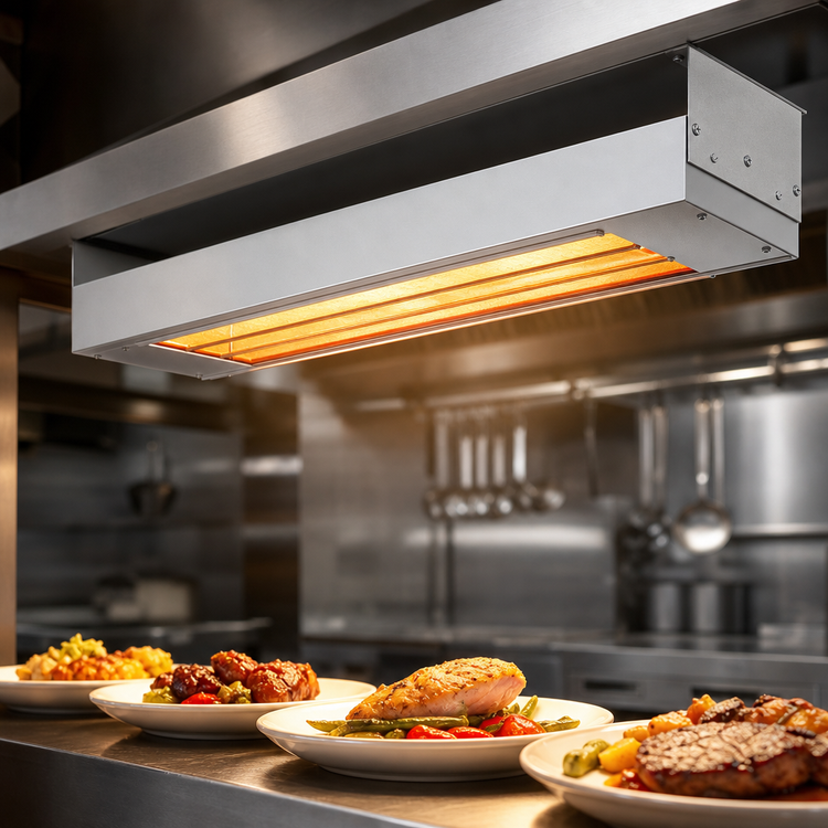 Product image #4 for 36-Inch Single Lighted Infrared Strip Heater, 240V