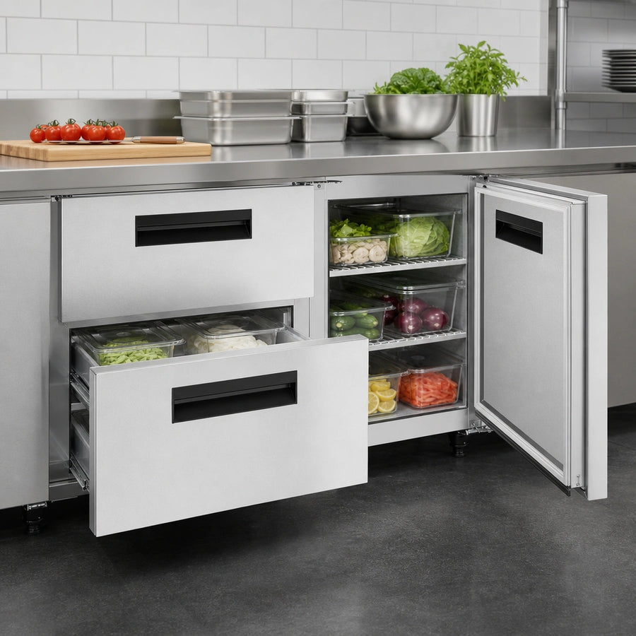 Door-and-Drawer Storage