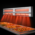 Thumbnail image #4 for Hatco Glo-Ray Lighted Dual Infrared Strip Heater, 60 Inch, 6 Inch Spacer, Aluminum