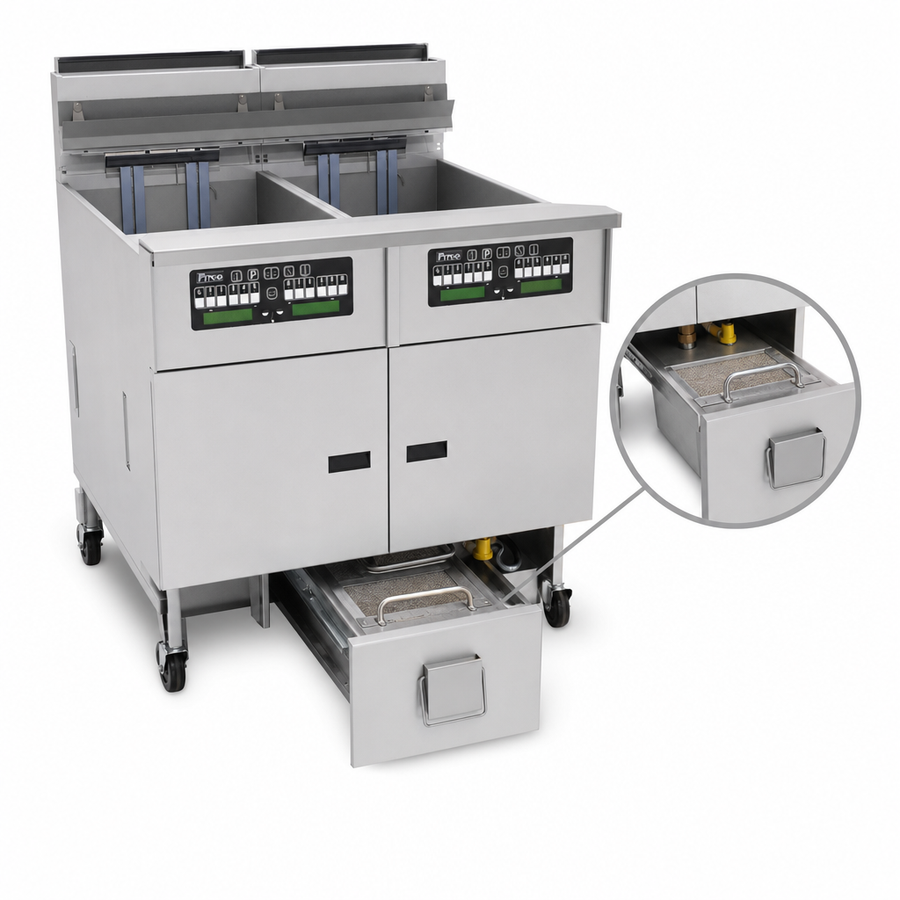 Built-In Filter Drawer System