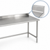 Thumbnail image #4 for Eagle Group Budget Series 84-Inch x 24-Inch Stainless Steel Work Table with 4-1/2-Inch Backsplash and Tubular Base