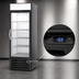 Thumbnail image #4 for MarketMax 23.32 Cu. Ft. Single-Section Reach-In Glass Door Freezer Merchandiser, Hinged, Bottom-Mount, Black