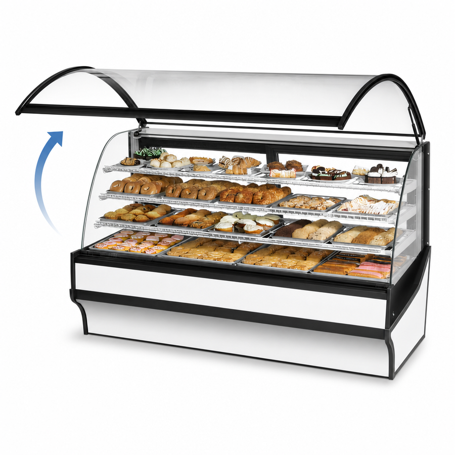 Lift-Up Curved Front Glass