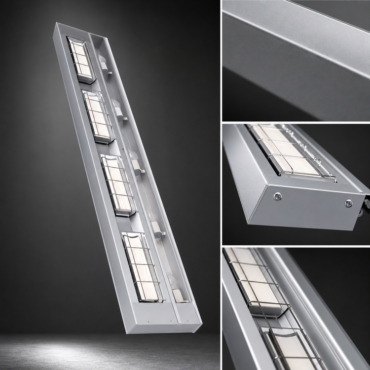 Product image #4 for Hatco Ultra-Glo 24-Inch Double Ceramic Tile Infrared Strip Heater with Aluminum Housing
