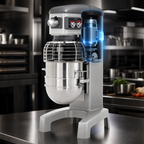 Thumbnail image #4 for Hobart Food Machines - Mixers HL400-1 40-Quart Floor Model Planetary Mixer, 1.5 HP, 3-Speed, 20-Minute Timer, #12 Hub, Mixer Only