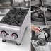 Thumbnail image #4 for Workline 36-Inch Gas Countertop Hot Plate with 6 Cast Iron Burners, 132,000 BTU