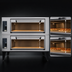Thumbnail image #4 for Marsal SD-10866 Stacked Gas Double Deck Pizza Oven with Two 44 x 66 Inch Baking Chambers