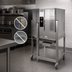 Thumbnail image #4 for AccuTemp Evolution Stand-Mounted Connectionless 6-Pan Natural Gas Boilerless Convection Steamer