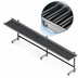 Thumbnail image #4 for Dinex DXIESRC4 4-Foot Cantilever Tray Make-Up Conveyor with PVC Rollers