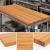 Thumbnail image #4 for John Boos Appalachian Red Oak Edge Grain Kitchen Countertop, 132 x 25 x 1-1/2 Inches, Varnique Finish