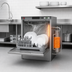 Thumbnail image #4 for Champion ADA-Compliant 24-Inch High-Temperature Undercounter Dishwasher with Booster, Dry Assist, and Pumped Drain