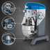 Thumbnail image #4 for Vollrath 60-Quart Floor Model Planetary Mixer with Digital Timer, 3-Speed Belt Drive, 2 HP