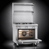 Thumbnail image #4 for Southbend Platinum 32-Inch Gas Heavy Duty Range with Two 16-Inch Uniform Hot Tops and Convection Oven