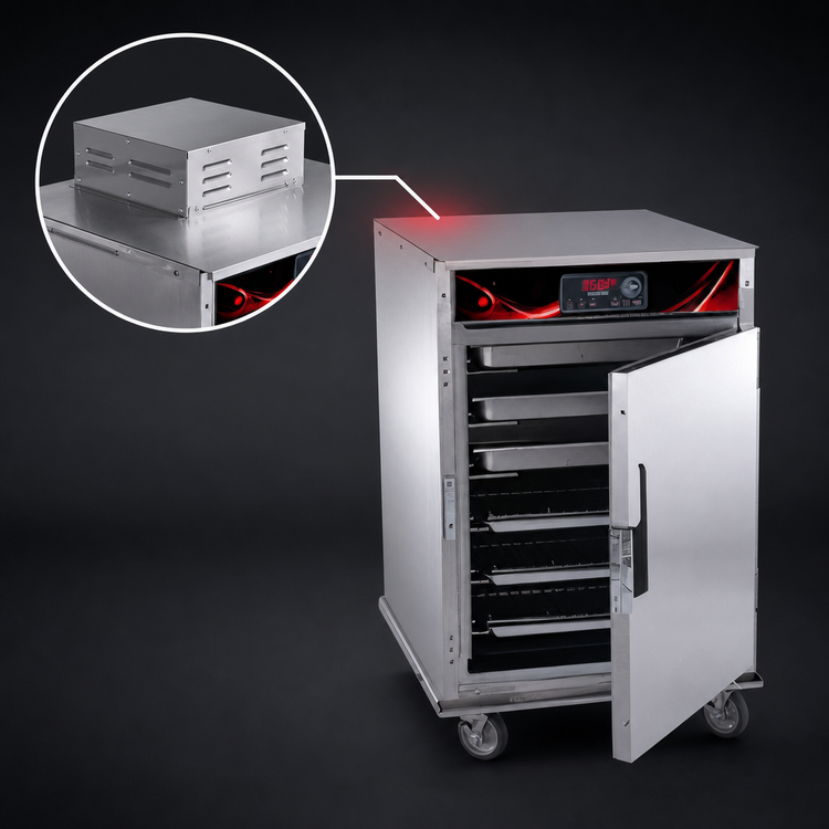 Product image #4 for Cres Cor Roast-N-Hold Mobile Half-Size Cook and Hold Convection Oven, 208V, 3-Phase