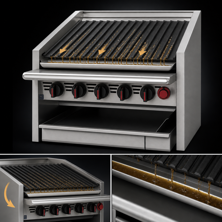 Product image #4 for Magikitch'n CM-RMB-648 48-Inch Countertop Gas Radiant Charbroiler