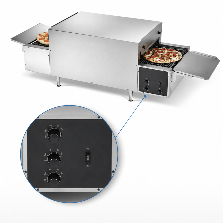 Product image #4 for Vollrath Countertop Conveyor Pizza Oven, Single Deck, 68-Inch Wide, 208V