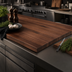Thumbnail image #4 for John Boos Boos Block American Black Walnut Edge Grain Kitchen Countertop, 120 x 25 x 1-1/2 Inch
