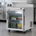 Thumbnail image #4 for Turbo Air PRO Series One-Section Glass Door Worktop Refrigerator, 6.8 Cu. Ft., Stainless Steel, 115V