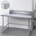 Thumbnail image #4 for Advance Tabco 108-Inch x 24-Inch Stainless Steel Work Table with 5-Inch Backsplash