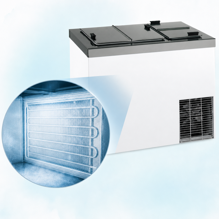 Product image #4 for Master-Bilt DC-6D Conventional Ice Cream Dipping Cabinet, Chest Style, 8-Tub Display / 5-Tub Storage
