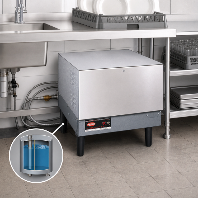 Product image #4 for Hatco Compact Electric Booster Water Heater, 6 Gallon, 54 kW, 480V/3-Phase