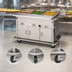 Thumbnail image #4 for Dinex ServeXpress Counter 4-Well Mobile Electric Hot Food Station