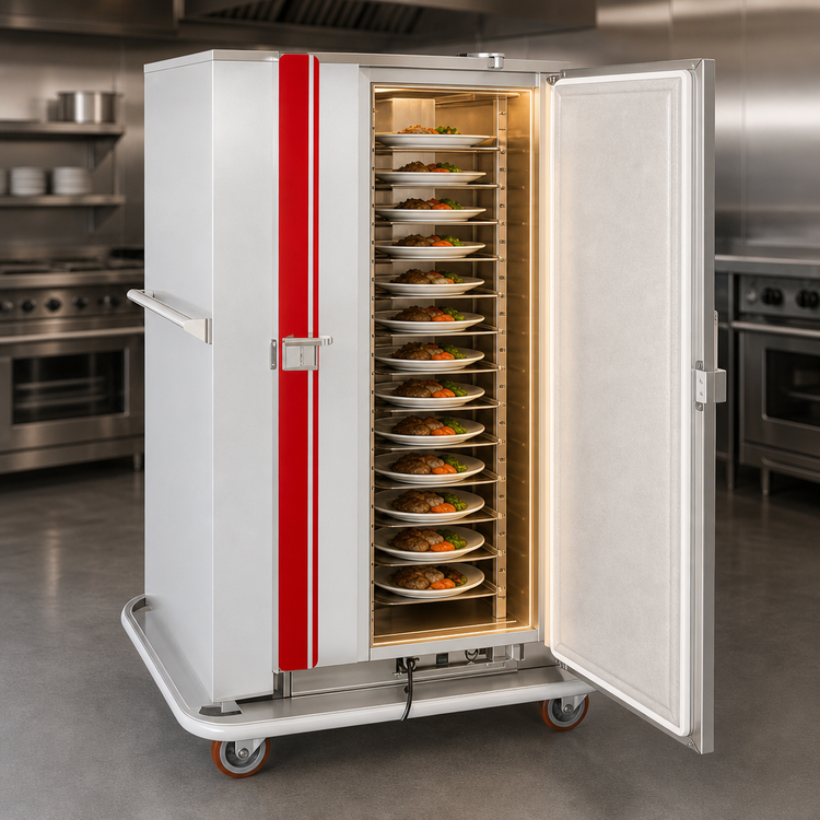 Product image #4 for Classic Carter Mobile Insulated Single-Door Banquet Cabinet for 144 Covered Plates
