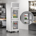Thumbnail image #4 for True SPEC SERIES 1-Section Pass-Thru Reach-In Refrigerator with 2 Glass Half Front Doors and Rear Glass Door