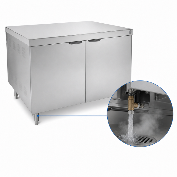 Product image #4 for Crown CE-348 Freestanding Electric Steam Generator with 36 Inch Cabinet Base, 48 kW, and CSD-1 Controls