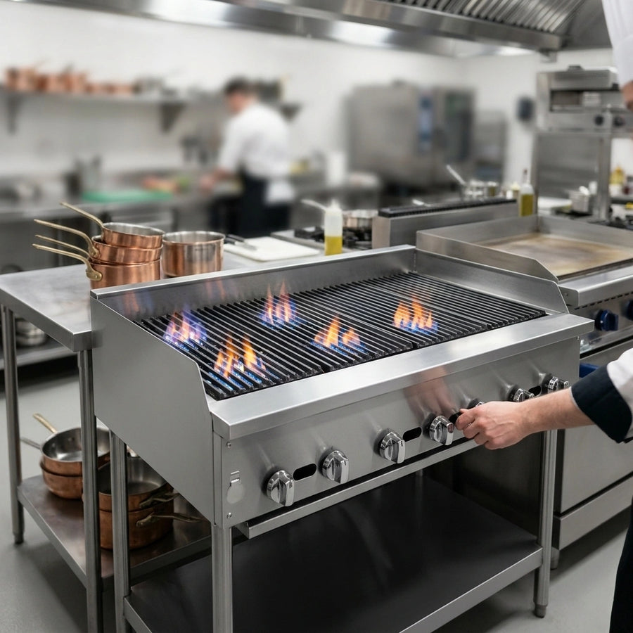 Master your grill with nine powerful, independently controlled 15,000 BTU/hr burners for ultimate precision and consistent charbroiled excellence.