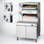 Thumbnail image #4 for Cleveland Range PEM242 2-Compartment Electric Pressure Steamer with 36-Inch Cabinet Base, Manual Controls, 24 kW