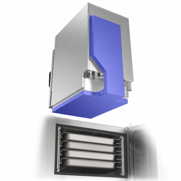 Product image #4 for Lainox Compact Naboo Flush-Mount Cooling Air Conveyor Accessory for 6 x 2/3 GN Hotel Pan Ovens