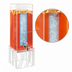 Thumbnail image #5 for Portland 3 Gallon Square Acrylic Beverage Dispenser with Ice Chamber, Drip Tray, and Spigot - White