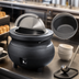 Thumbnail image #5 for Vollrath Cayenne Colonial Kettle 7 Quart Countertop Soup Warmer Package, Black