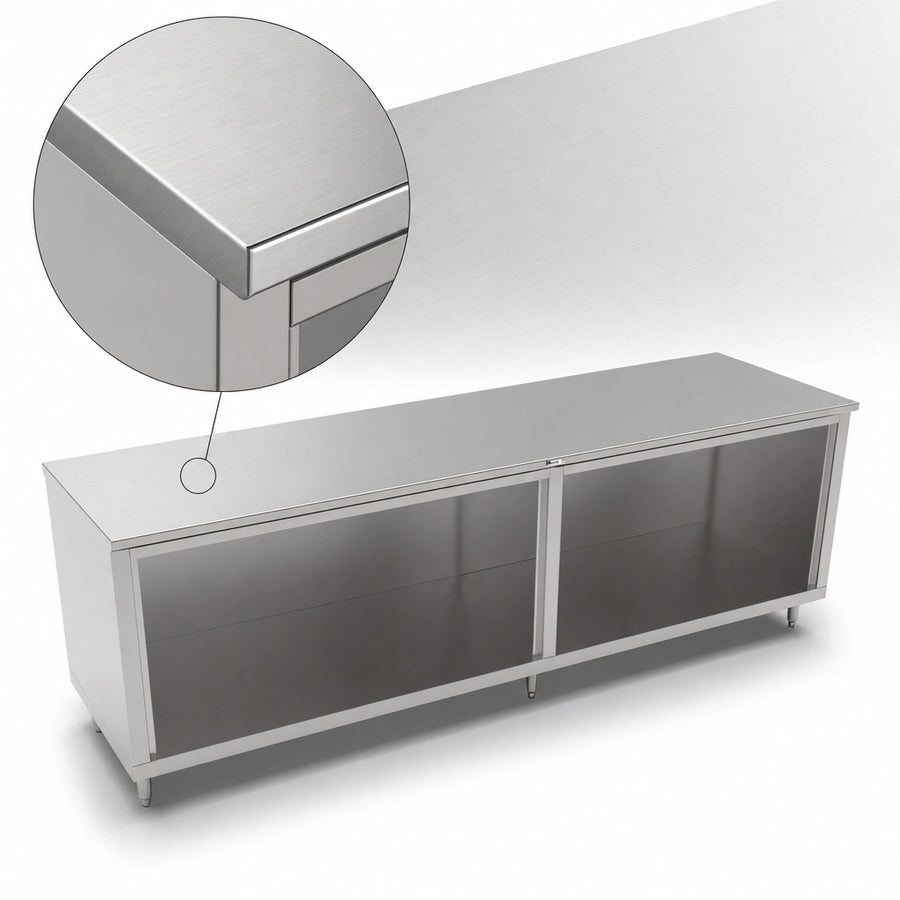 16-Gauge Stainless Steel Top