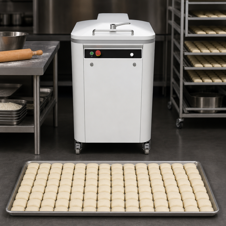Product image #4 for Univex AQD80 Automatic Square Dough Divider, 80-Piece Floor Model