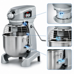 Thumbnail image #4 for Hobart Food Machines - Mixers HL200-1STD 20-Quart Countertop Planetary Mixer with SmartTimer, #12 Hub and Standard Accessories