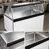 Thumbnail image #4 for Master-Bilt DD-46 Floor Model Ice Cream Dipping/Display Freezer Merchandiser with Slanted Glass, 8 Display Tubs, 4 Storage Tubs, 115V