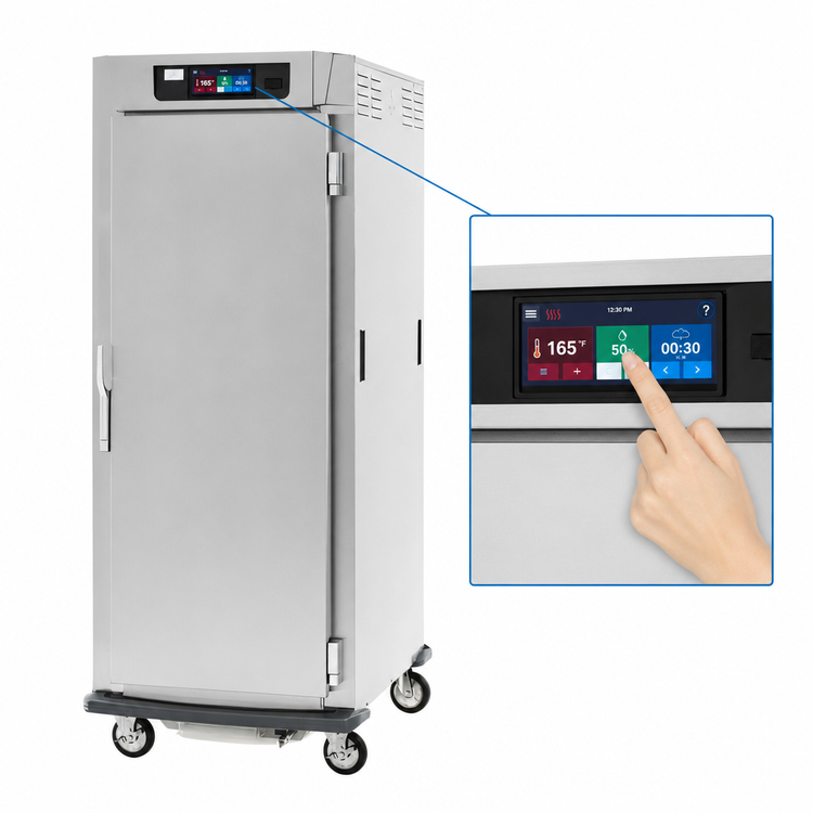 Product image #4 for Metro C5 9 Series Mobile Full Height Controlled Humidity Heated Holding and Proofing Cabinet with Solid Door and Lip Load Slides