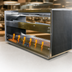 Thumbnail image #4 for BKI 2TSM-5024R Pass-Through Countertop Hot Food Display Warmer with 2 Slanted Shelves, 50-Inch