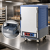 Thumbnail image #4 for Metro C5 3 Series Half-Height Mobile Heated Holding & Proofing Cabinet, Moisture Module, Blue Insulation Armour, Solid Door, Universal Wire Slides