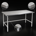 Thumbnail image #4 for John Boos Stallion 108-Inch x 24-Inch 14-Gauge Stainless Steel Top Work Table with Safety Edge