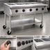 Thumbnail image #4 for Eagle Group SPHT5-240 Portable 5-Well Electric Sealed Well Hot Food Table