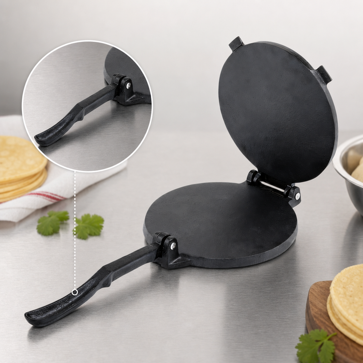 Product image #5 for Winco TPC-8C 8-Inch Cast Iron Manual Tortilla Press