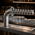 Thumbnail image #4 for Perlick 4062-8L L Brew Pipe Left-Mount Countertop Glycol-Cooled 8-Faucet Draft Beer Tower