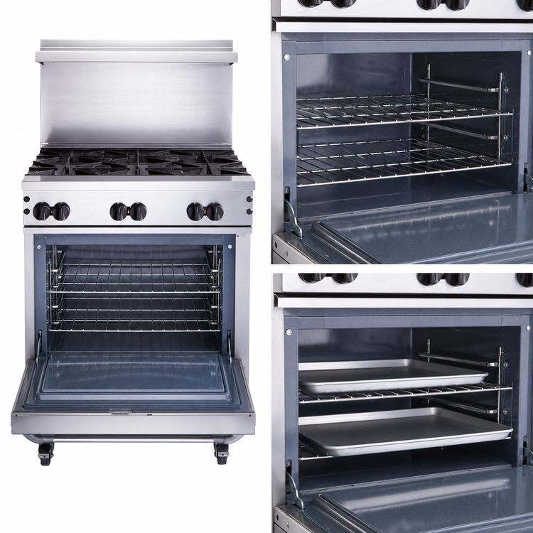 Product image #5 for Vulcan Endurance 36-Inch Natural Gas Commercial Restaurant Range with 6 Open Burners and Standard Oven