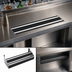 Thumbnail image #4 for Krowne Royal Series Built-In Double Speed Rail, 72 Inch x 10 Inch, Stainless Steel