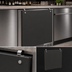 Thumbnail image #4 for Glastender 24-Inch Black Locking Cover for BLD-24 Underbar Units